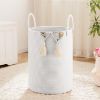 Picture of Artfeel Laundry Basket,Woven Cotton Rope Laundry Hamper,60L for Decorative Storage of Dirty Clothes,Toys and Blankets in Bathroom,Baby Room and Living Room
