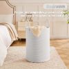 Picture of Artfeel Laundry Basket,Woven Cotton Rope Laundry Hamper,60L for Decorative Storage of Dirty Clothes,Toys and Blankets in Bathroom,Baby Room and Living Room
