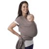 Picture of Boba Baby Wrap Carrier - Original Baby Carrier Wrap, Baby Sling for Newborns - Baby Wearing Essentials - Hands-Free Newborn Wrap Swaddle Holder, Newborn to Toddler Infant Baby Sling, 7-35 lbs (Grey)