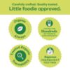 Picture of Plum Organics Stage 4 Variety Pack - Toddler’s Flavor Expedition - Mighty Builder Organic Fruit & Veggie Pouches - 4 oz Pouch, Pack of 18 (Amazon Exclusive)