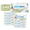 Picture of WaterWipes Plastic-Free Textured Clean, Toddler & Baby Wipes, 99.9% Water Based Wipes, Unscented & Hypoallergenic for Sensitive Skin, 540 Count (9 packs), Packaging May Vary