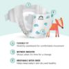 Picture of Amazon Brand - Mama Bear Gentle Touch Diapers, Hypoallergenic, Size 5, 132 Count (4 packs of 33), White