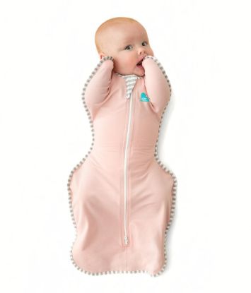 Picture of Love to Dream Swaddle UP, Baby Sleep Sack, Self-Soothing Swaddles for Newborns, Improves Sleep, Snug Fit Helps Calm Startle Reflex, New Born Essentials for Baby, 1.0 TOG, 8-13lbs, Pink