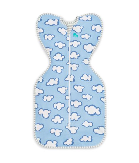 Picture of Love to Dream Swaddle UP, Baby Sleep Sack, Self-Soothing Swaddles for Newborns, Improves Sleep, Snug Fit Helps Calm Startle Reflex, New Born Essentials for Baby, 1.0 TOG, 5-8.5 lbs, Daydream Blue