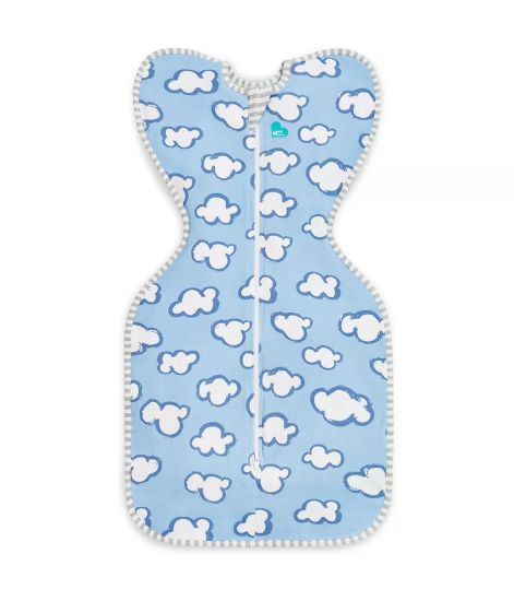 Picture of Love to Dream Swaddle UP, Baby Sleep Sack, Self-Soothing Swaddles for Newborns, Improves Sleep, Snug Fit Helps Calm Startle Reflex, New Born Essentials for Baby, 1.0 TOG, 13-19 lbs, Daydream Blue