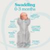 Picture of Love to Dream Swaddle UP, Baby Sleep Sack, Self-Soothing Swaddles for Newborns, Get Longer Sleep, Snug Fit Helps Calm Startle Reflex, New Born Essentials for Baby, 1.0 TOG, 5-8.5 lbs, Dreamer