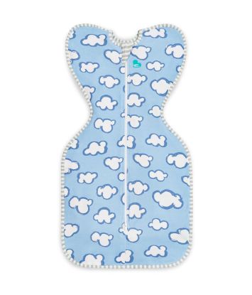 Picture of Love to Dream Swaddle UP, Baby Sleep Sack, Self-Soothing Swaddles for Newborns, Get Longer Sleep, Snug Fit Helps Calm Startle Reflex, New Born Essentials for Baby, 1.0 TOG, 13-19 lbs, Daydream Blue