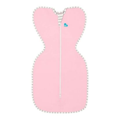 Picture of Love to Dream Swaddle UP, Pink, Medium, 13-18.5 lbs., Dramatically Better Sleep, Allow Baby to Sleep in Their Preferred arms up Position for self-Soothing, snug fit Calms Startle Reflex