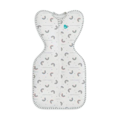 Picture of Love to Dream Swaddle UP, Baby Sleep Sack, Self-Soothing Swaddles for Newborns, Improves Sleep, Snug Fit Helps Calm Startle Reflex, New Born Essentials for Baby, 1.0 TOG, 13-19 lbs, Rainbow Dream