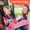 Picture of PILLANI Kids Travel Tray for Car - Car Seat Tray for Kids, Roadtrip Essentials, Carseat Table Tray for Kids Road Trip Activities - Toddler Lap Desk Organizer for Airplane