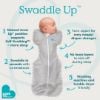 Picture of Love to Dream Swaddle UP, Baby Sleep Sack, Self-Soothing Swaddles for Newborns, Get Longer Sleep, Snug Fit Helps Calm Startle Reflex, New Born Essentials for Baby, 1.0 TOG, 13-19 lbs, Eclipse Olive