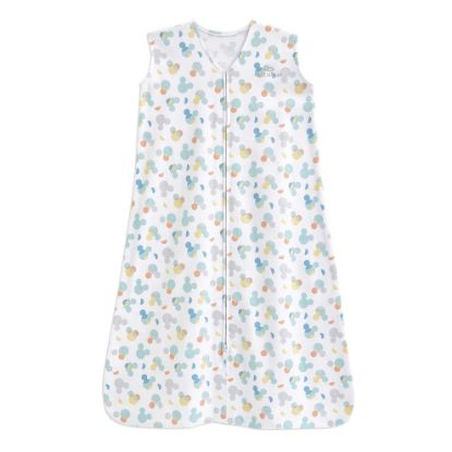 Picture of HALO SleepSack, 100% Cotton Wearable Blanket, Swaddle Transition Sleeping Bag, TOG 0.5, Mickey Overlay, Large, 12-18 Months