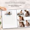 Picture of Artfeel Photo Album 4x6 with 1000 Pockets,Slip-in Picture Albums,Linen Cover Memory Book with Front Window,White Page Vertical Photo Book for Wedding,Family,Anniversare,Baby,Vacation