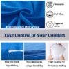 Picture of MOON PINE Pregnancy Pillow, U Shaped Full Body Pillow for Maternity Support, Sleeping Pillow with Cover for Pregnant Women (Dark Blue)