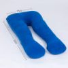 Picture of MOON PINE Pregnancy Pillow, U Shaped Full Body Pillow for Maternity Support, Sleeping Pillow with Cover for Pregnant Women (Dark Blue)