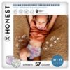 Picture of The Honest Company Clean Conscious Training Pants for Sensitive Skin | Hypoallergenic, Fragrance Free | Magical Moments + Butterfly Kisses | Size 3T/4T (32-40 lbs), 57 Count
