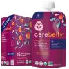 Picture of Cerebelly Baby Food Pouches - Organic Veggie Purees for Toddlers | No Added Sugar, Fiber, Non-GMO | Blended Toddler Pouches | 4 Ounce BPA-Free Pouch | Beet Carrot Blueberry | 12 Count