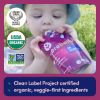 Picture of Cerebelly Baby Food Pouches - Organic Veggie Purees for Toddlers | No Added Sugar, Fiber, Non-GMO | Blended Toddler Pouches | 4 Ounce BPA-Free Pouch | Beet Carrot Blueberry | 12 Count