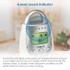 Picture of VTech Communications DM221 Audio Baby Monitor with up to 1,000 ft of Range, Vibrating Sound-Alert, Talk Back Intercom & Night Light Loop, White/Silver