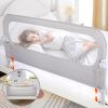 Picture of NUTIKAS Baby Bed Rail Guard for Toddlers - 47" Toddler Bed Side Rails for Twin, Full, Queen Bunk Size Bed Swing Down Bedrail Extral Tall Child Safety Side Railing Guards for Kids
