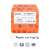 Picture of Pura Size 4 Diapers, 66 Count, Unisex, Organic Cotton, Leak-Free, Plant-Based, Dermatologically Tested, Allergy-Certified, Carbon Neutral, B-Corp