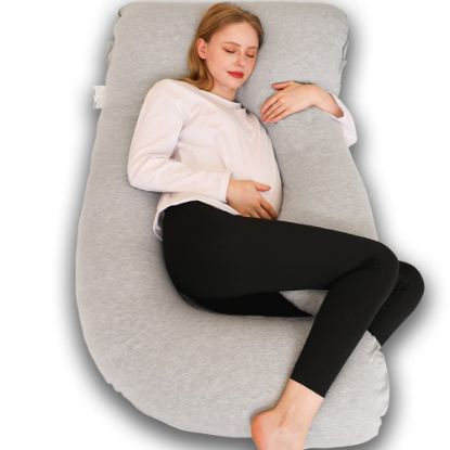 Picture of Chilling Home Pregnancy Pillows, U Shaped Full Body Pillow for Pregnancy 58 inch Maternity Pillow for Pregnant Women, Pregnancy Must Haves Cooling Pregnancy Pillows for Sleeping