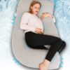 Picture of Chilling Home Pregnancy Pillows, U Shaped Full Body Pillow for Pregnancy 58 inch Maternity Pillow for Pregnant Women, Pregnancy Must Haves Cooling Pregnancy Pillows for Sleeping
