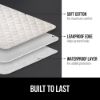 Picture of GORILLA GRIP Washable Toddler Mattress Incontinence Pads, Waterproof Bed Underpads, Absorbent Leak Proof, 34x36+19in Wings, 2 Pack Slip Resistant Pad Absorbs 8 Cups for Bedwetting Adults Kids, White