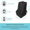 Picture of J.L. Childress Ultimate Backpack Car Seat Travel Bag - Fully Padded - Heavy Duty Car Seat Backpack- Airplane Travel Bag for Baby Car Seats - Fits All Car Seats, Infant Carriers & Booster Seats - Black