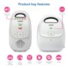 Picture of VTech Upgraded Baby Monitor with Rechargeable Battery, Long Range, Crystal-Clear Sound, and Alerts