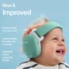 Picture of Alpine Muffy Baby Comfort - Protects Hearing for Babies and Toddlers - CE & ANSI Certified - Unique Headband for Safe fit & Comfort - Multi-adjustable for Ages 3-48 Months, 24dB Sound Reduction, Green