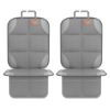 Picture of SMART ELF 2 Pack Car Seat Protector - 600D Fabric Waterproof Carseat Protector with Thickly Padded to Protect Your Car Seats from Child Seats and Pets (Light Grey)