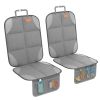 Picture of SMART ELF 2 Pack Car Seat Protector - 600D Fabric Waterproof Carseat Protector with Thickly Padded to Protect Your Car Seats from Child Seats and Pets (Light Grey)