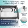 Picture of hiccapop Pack and Play Mattress Pad for (38"x26"x1.5"), Playpen Pad, Playard Mattress for Pack and Play, Pack N Play Mattress Topper with Washable Cover, 1.5" Thick