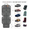 Picture of SMART ELF Car Seat Protector for Child Car Seat - Waterproof 600D Fabric Baby Seat Protectors for Non-Slip Backing Mesh Pockets for Baby and Pet, Easy Storage and Clean [1 Pack] Dark Gray
