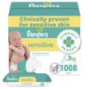 Picture of Pampers Baby Wipes, Sensitive, Water Based Wipe, Clinically Proven, Hypoallergenic, and Unscented for Babies, 1008 Wipes Total (12 Flip-Top Packs)