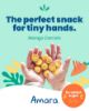 Picture of Amara Smoothie Melts - Mango Carrot - Baby Snacks Made With Fruits and Vegetables - Healthy Toddler Snacks For Your Kids Lunch Box - Organic Plant Based Yogurt Melts - 6 Resealable Bags