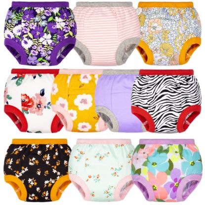 Picture of BIG ELEPHANT Potty Training Underwear, 100% Cotton Absorbent Unisex Toddler Pee Pants for Boys & Girls, 7-8Y