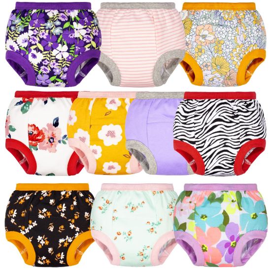 Picture of BIG ELEPHANT Potty Training Underwear, 100% Cotton Absorbent Unisex Toddler Pee Pants for Boys & Girls, 7-8Y