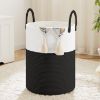 Picture of Artfeel Laundry Basket,Woven Cotton Rope Laundry Hamper,80L for Decorative Storage of Dirty Clothes,Toys and Blankets in Bathroom,Baby Room and Living Room