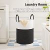 Picture of Artfeel Laundry Basket,Woven Cotton Rope Laundry Hamper,80L for Decorative Storage of Dirty Clothes,Toys and Blankets in Bathroom,Baby Room and Living Room