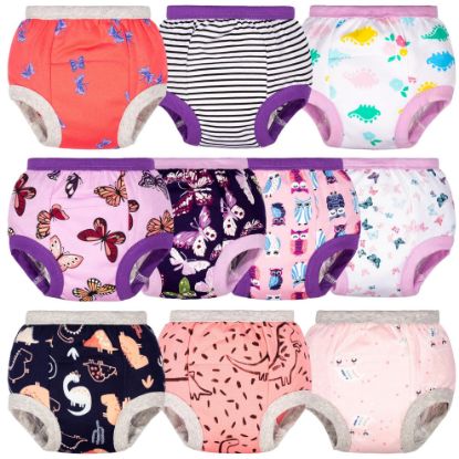 Picture of BIG ELEPHANT Baby Girls Training Underwear, Toddler Cotton Potty Training Pants Soft Absorbent, 9-10Y