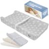 Picture of Jool Baby Soft Changing Pad + Washable Cover, Non-Slip - Fits Standard Changing Tables & Dressers (Gray)