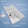 Picture of Jool Baby Soft Changing Pad + Washable Cover, Non-Slip - Fits Standard Changing Tables & Dressers (Gray)
