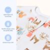 Picture of SleepingBaby Zipadee-Zip Transition Swaddle - Cozy Baby Swaddle Blanket with Zipper Convenience - Roomy Wearable Blanket for Easy Diaper Changes - Woodlands, Small (4-8 Month)
