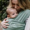 Picture of Boba Baby Wrap Carrier - Original Baby Carrier Wrap, Baby Sling for Newborns - Baby Wearing Essentials - Newborn Wrap Swaddle Holder, Newborn to Toddler Infant Baby Sling, 7-35 lbs (Sage Green)