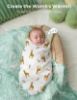 Picture of Momcozy Muslin Best Wishes Swaddle Blankets, Ultra Soft Neutral Registry Essentials, Jungle Trails & Wild Pals, Breathable Large 47'' x 47'' Newborn Boys Girls Receiving Blanket