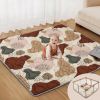 Picture of Blissful Diary Baby Play Mats for Floor, 59x59 Inch Thicker and Larger Soft Cushioning Foam Playmats for Babies and Toddlers, Foldable Washable Baby Playpen Mat, Boho Design