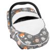 Picture of Yoofoss Baby Car Seat Cover Winter Carseat Canopies Cover to Protect Baby from Cold Wind, Super Warm Plush Fleece Baby Carrier Cover for Infant Boys Girls Fox