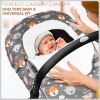 Picture of Yoofoss Baby Car Seat Cover Winter Carseat Canopies Cover to Protect Baby from Cold Wind, Super Warm Plush Fleece Baby Carrier Cover for Infant Boys Girls Fox